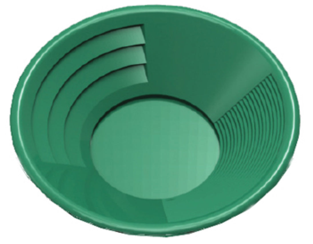 Green Dual Riffles 14" pan