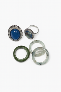 Mood rings and stone rings
